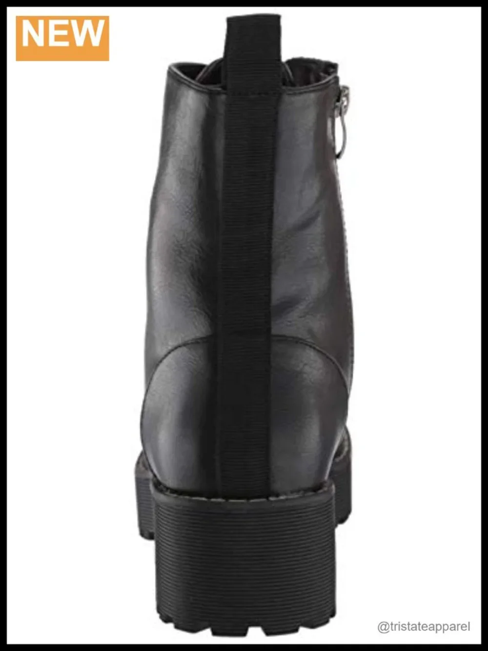 Women's Ankle Bootie with Chunky Platform and Block Heel
